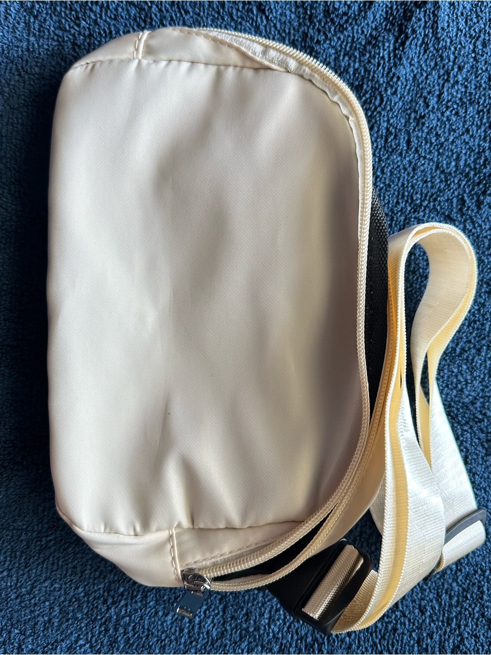 Cream Crossbody Sling Bag - Minimal Women's Shoulder Bag